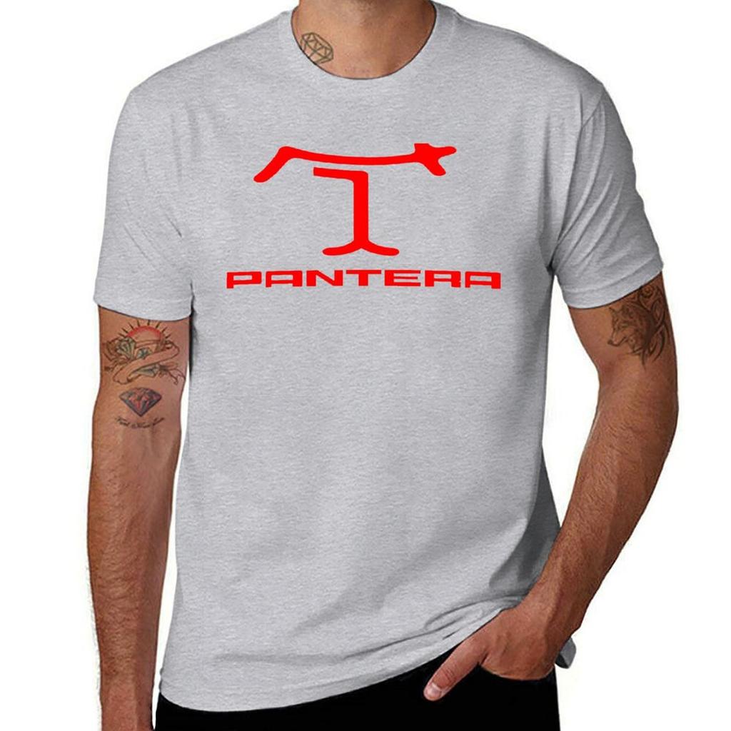 De Tomaso Pantera Logo TShirt heavyweights cute tops sports fans Tshirts for Unisex cotton