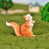 Cute Squirrel Animal Figurine Craft DIY Miniature Fairy Garden Bonsai Ornament
