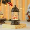 Christmas Music Box With Golden Bird Cage And Santa Claus For Festive Home Decor
