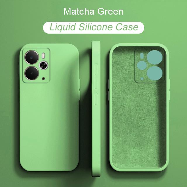 Мягкий жидкий силиконовый чехол для телефона Противоударный чехол для Realme 14 5G Realme 14T 5G