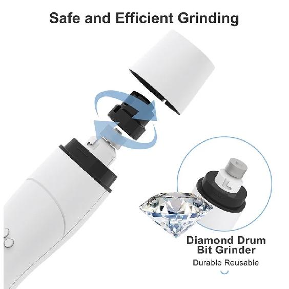 Convenient Electric Dog Pet Nail Grinder Dog nail trimmer Rechargeable electric Pet Nail Clipper