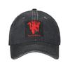 Devils Of Unisexchester, Unisexchester Is Red Denim Cap Casual Baseball Caps Adjustable Hat Summer Unisex Baseball Hats