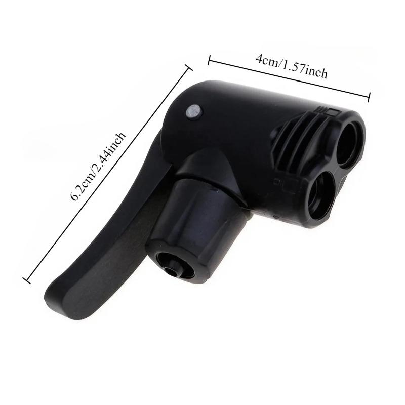 1/2pcs Double-head Adapter for Pump Nozzle of Bicycle Tire Pump with Inflator Bike Pump Bicycle Accessories