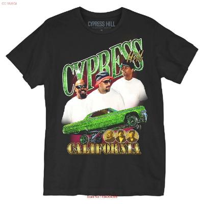 Cypress Hill Классическая мужская черная футболка с круглым вырезом 90-х годов с длинным или коротким рукавом