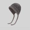 Women S Red Knit Balaclava Hat For Winter Warm Ear Protection Large Size Travel