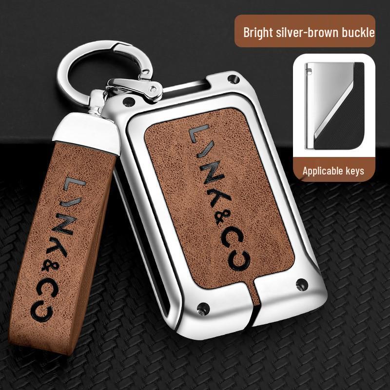 Совместимый металлический чехол для ключа автомобиля Lynk&Co 010203+05+0609