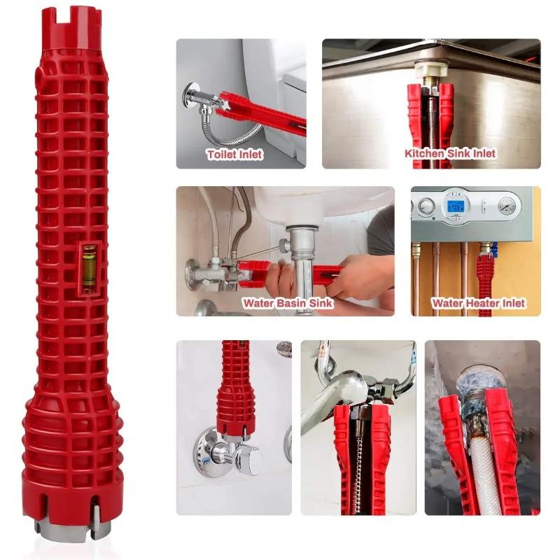 8 в 1 кран для раковины ключи для труб краны для раковины монтажный комплект для ванной комнаты кухня сантехника ремонт установка ручные инструменты