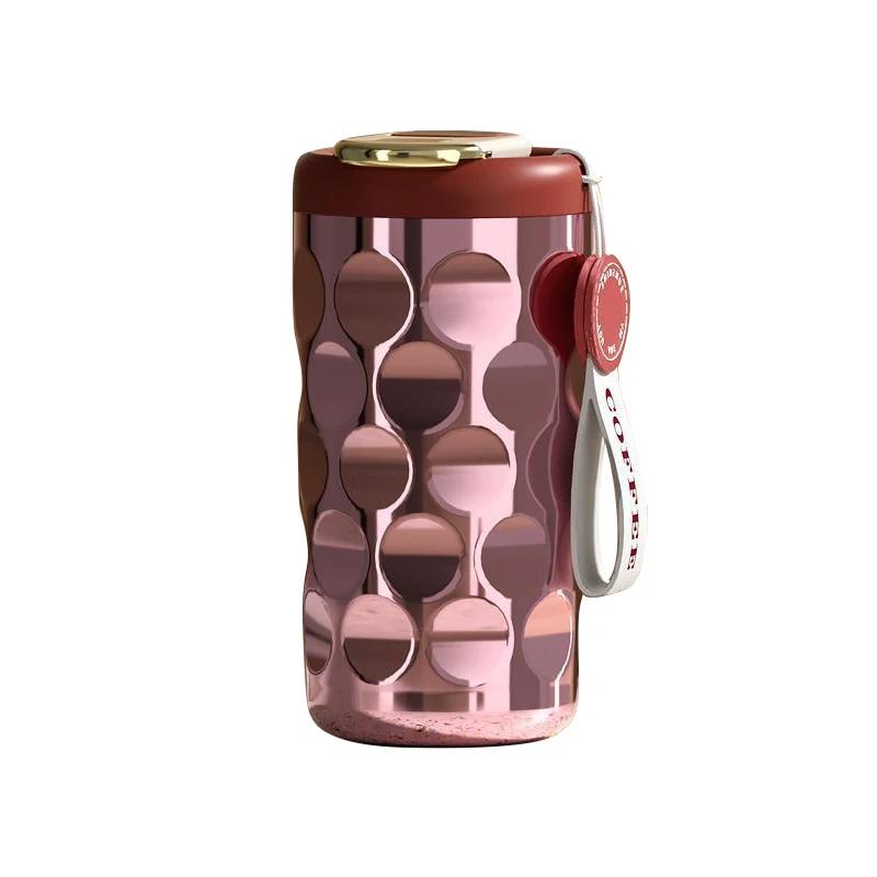 Термос 410 мл с дисплеем температуры из нержавеющей стали 316, вакуумная кружка для офиса, кофейная кружка для бизнеса, портативная термокружка