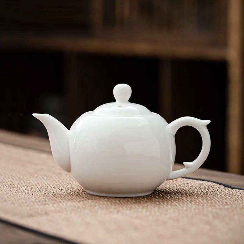 Style 300ml Tea Pot Ceramic Crafts Home Furnishing Decoration Tea Pet Ornaments Pure Teapot Gift Kung Fu Tea