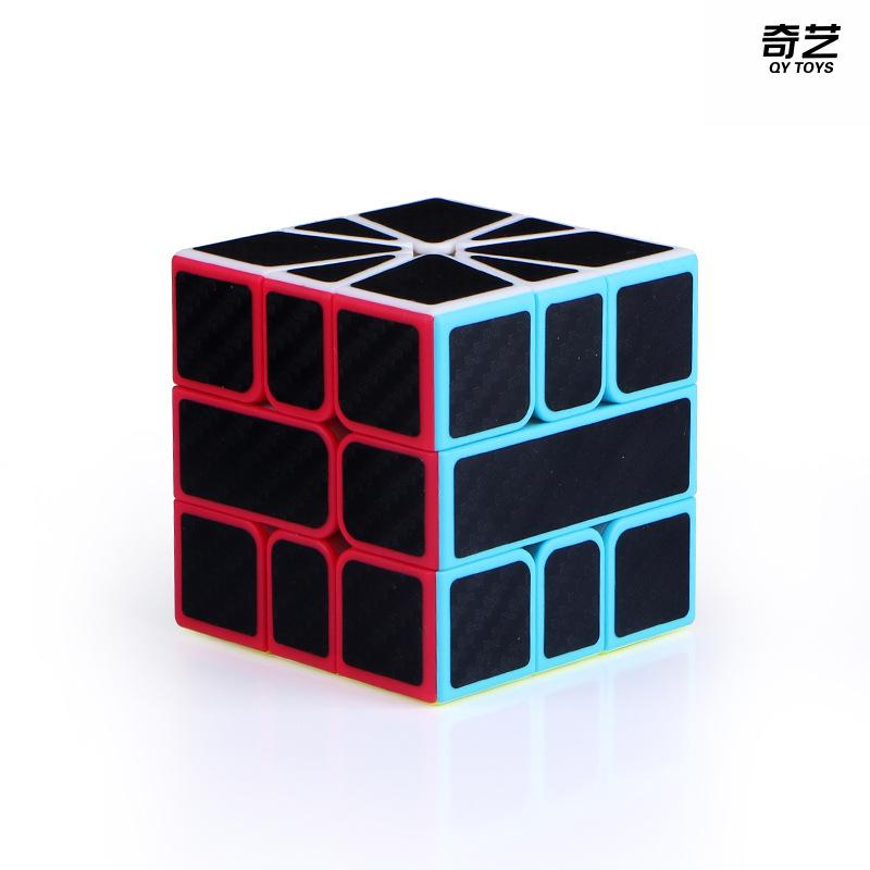 QIYI Cube 2x2 3x3 4x4 5x5 Пирамида Кленовый лист Наклейка из углеродного волокна Speed Magic Cubo Puzzle Toys For Children Kids Gift Toys