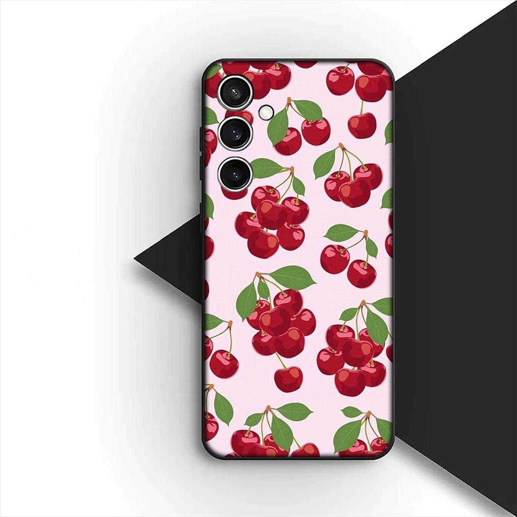 Cover for OPPO A80 A18 A16 A40 A17 A15 A38 A78 A79 A54 A57 A12 A60 4G 5G Phone Case Cherry Fruit Summer Strawberry Cherries