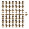 50 Sets Magnetic Button Clasp Snaps 18x5mm High Hardness Alloy Magnetic Purse Closure for