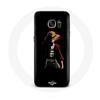 Case - Maniacase - Galaxy S7 Edge - One Piece Manga Anime Luffy - Soft - Black