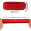 10 Pieces Sports Headband For Men And Women, Sweatband, Elastic Hair Band Non Slip Moisture Wicking Cotton Headband For Sports