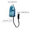 USB 5 В в 1-24 В C LR14 Заглушка батарейки для пультов дистанционного управления, фонарика, светодиодной лампы