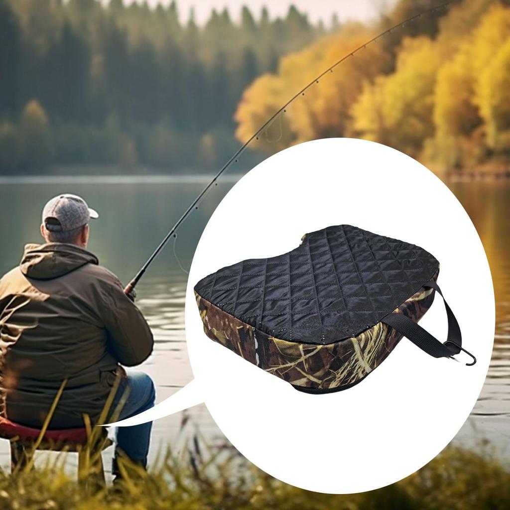 Hunting Seat Cushion Sit Mat Oxford Cloth Lightweight Portable Pad Camping Cushion for Park Fishing Playground Hiking Outdoor