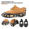 Crampons Ice Traction Cleat 30 Spikes Snow Walking Cleats Anti-Slip Boot Spikes Shoe Grippers for Winter Hiking Climbing Ice Fishing