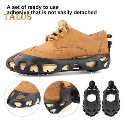 Кошки для ледового сцепления 30 шипов Шипы для ходьбы по снегу Противоскользящие шипы для ботинок Захваты для зимнего похода Скалолазание Подледная рыбалка