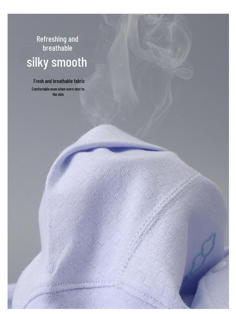 Unisex Pure Cotton Long Sleeve Onesie for Newborns - Spring/Autumn