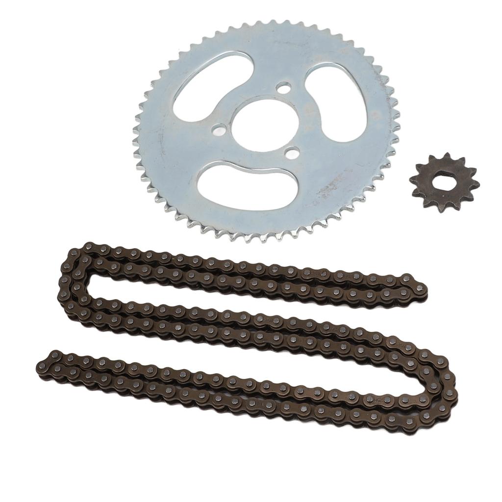 Комплект цепных звездочек 25H, стальная звездочка заднего колеса 55T, звездочка переднего колеса 12T с приводом 146 Link