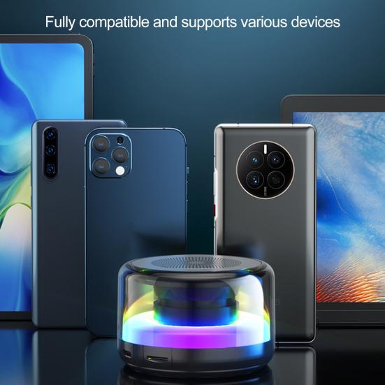 Портативная колонка Стереозвук Компактный размер Автоматическое подключение Универсальный Bluetooth-совместимый беспроводной динамик Звуковая коробка