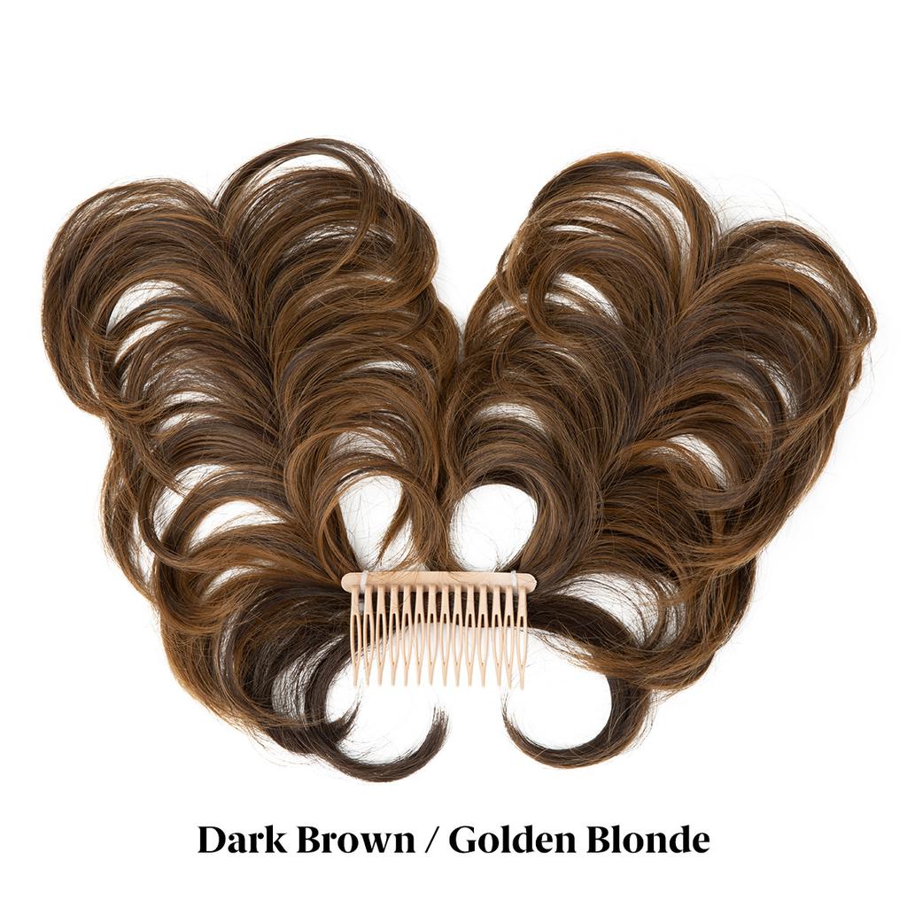 Wigs, Hair Rings, Women'S Balls, Adjustable Plug-In Comb, Fluffy Lazy Disc Hair Artifact, Wig Short Ponytail.