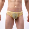 1Pc Polyester Fiber Sexy Solid Color G-string Briefs Thongs Panties Underwear Men