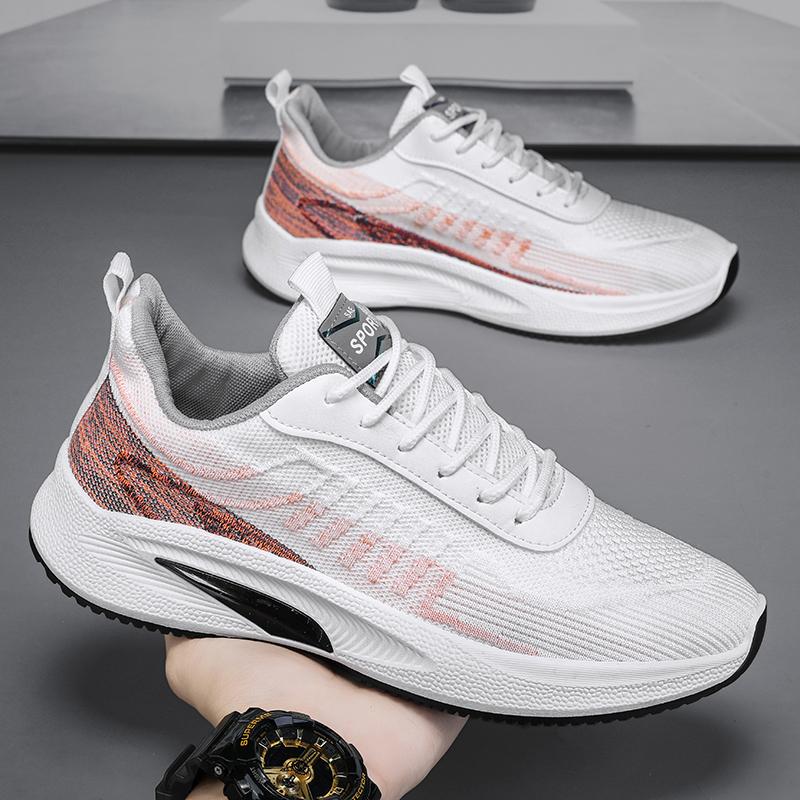 Мужская обувь осень 2025 года, новые дышащие кроссовки с увеличенным ростом, молодежные кроссовки с сетчатой подкладкой, спортивная модная обувь