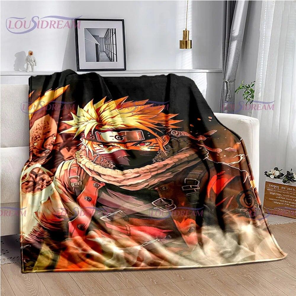 Креативное одеяло с принтом аниме N-Наруто, мягкое качественное покрывало для дивана-кровати, волосатое одеяло, фланелевое одеяло, покрывала, подарочные одеяла
