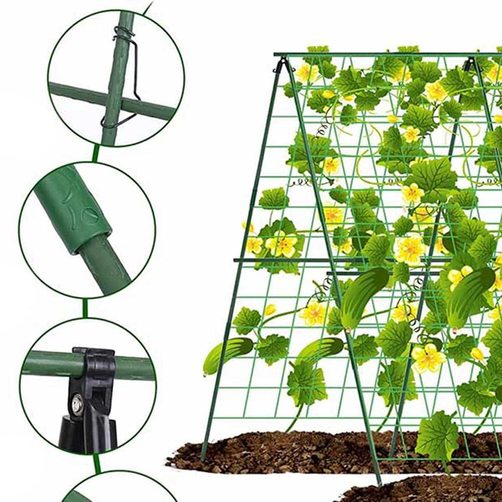 Plant Climbing Frame A Frame Garden Trellis Cucumber Trellis Easy Installation Easy Storage A Frame Garden Trellis