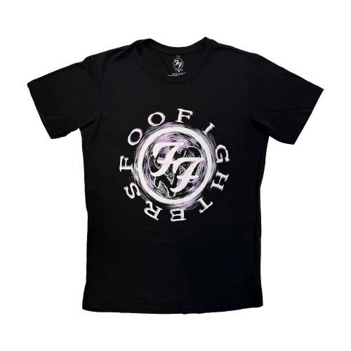 Foo Fighters Unisex Adult Wheel Logo Shadow T-Shirt