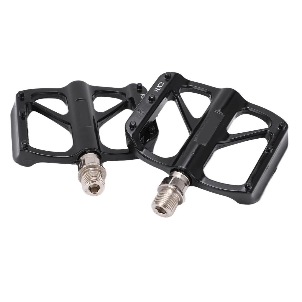 MEROCA Велосипедные педали Педали для горного велосипеда Алюминиевые педали на DU подшипниках для шоссейных велосипедов RX2 Черные