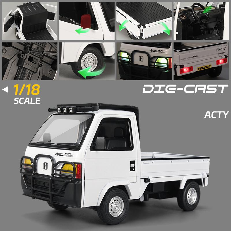 CPR1 1:18 Honda ACTY 4WD Attack Pickup Truck Alloy Metal Diecast Model Car Home Decoration & Collectibles Hobby Display Ornaments Toy