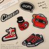 Cartoon Letter Embroidery Iron-On Patch for Shoes and Scrapbooks