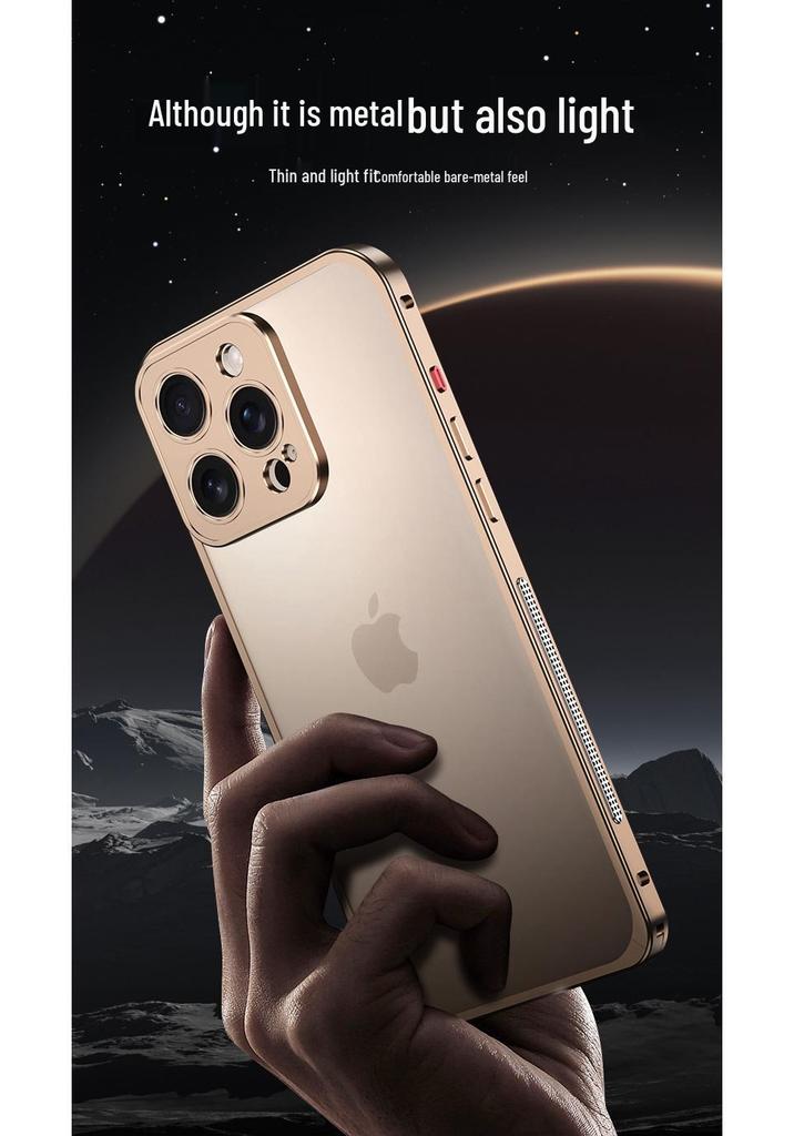 Алюминиевый сплав iPhone 15 Pro, бампер с теплоотводом и пряжкой в виде морского конька