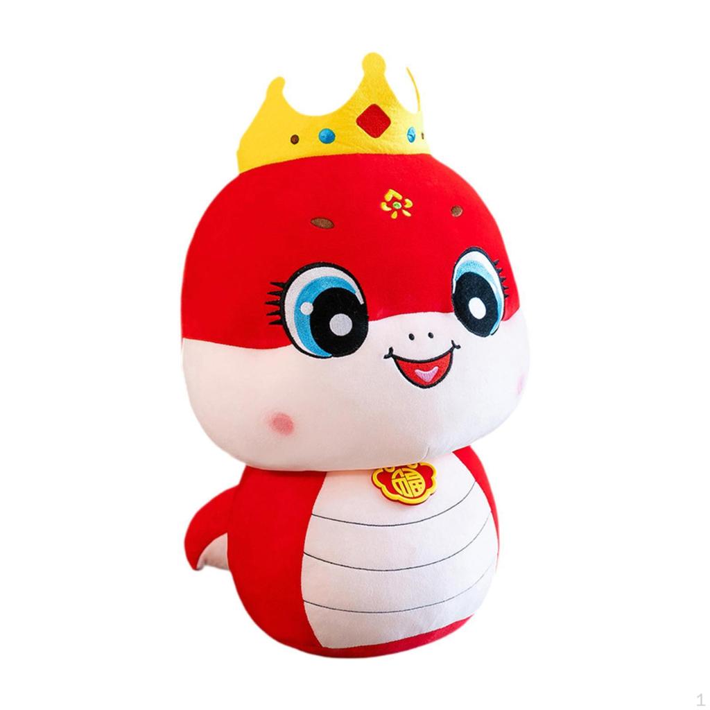 Chinese Year Snake Plush Doll Animal Soft Cartoon Stuffed Toy for