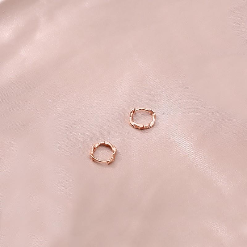 Геометрические серьги-кольца в корейском стиле: Элегантные, Универсальные Украшения для Ушей для Женщин и Студенток