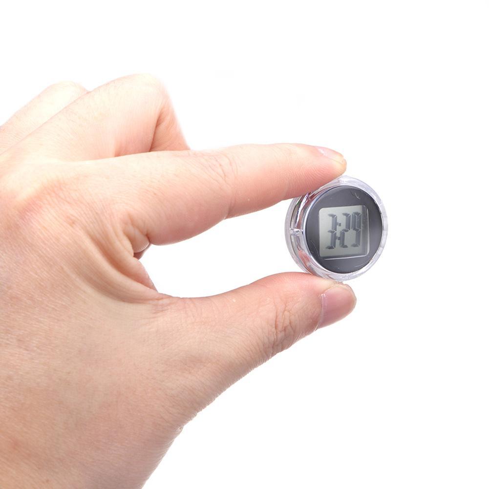 5 шт. Мини-часы для стайлинга автомобилей, мотоциклов, наклеенные на приборную панель, часы для мотоцикла, водонепроницаемые цифровые часы