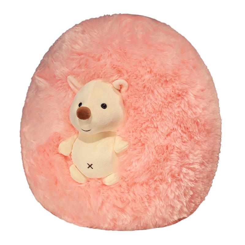Simulated Long-haired Hedgehog Doll Sleeping Hug Plush Toy Cute Animal Pillow Comfort Doll Gift