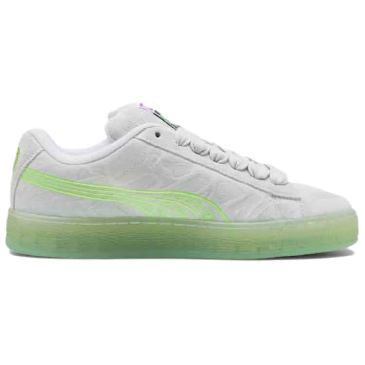 Puma Замшевые кроссовки унисекс XL Alien, цвет Silver Mist, Peaceful Blue, низкие, для повседневной жизни 402245-01