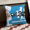 GGorillazS Band Cushion Cover Reversible Soft Durable Pillow Cover Home  Car MultiScene Use for Daily Comfort