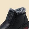 Women's Boots Plush Female Shoes Anti-slip Womens Snow Boot Winter Cotton Leather Shoes Casual Ankle Boots