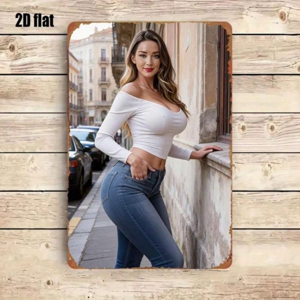 Ретро металлические картины, мебель, украшение гостиной 20x30см