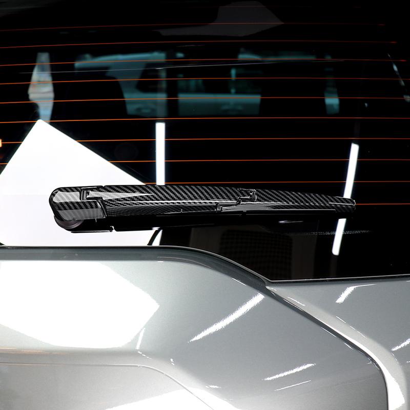 For SSANGYONG TORRES/TORRES-EVX -2025 Carbon Fiber Rear Windscreen Wiper Cover Trims Car Electronics