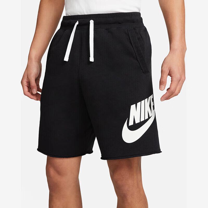 Nike Мужские спортивные шорты из вязаного махрового материала