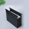 Side Expandable Design Hanging Folder PP Data File Bag Stationery Binder Contract Clamp