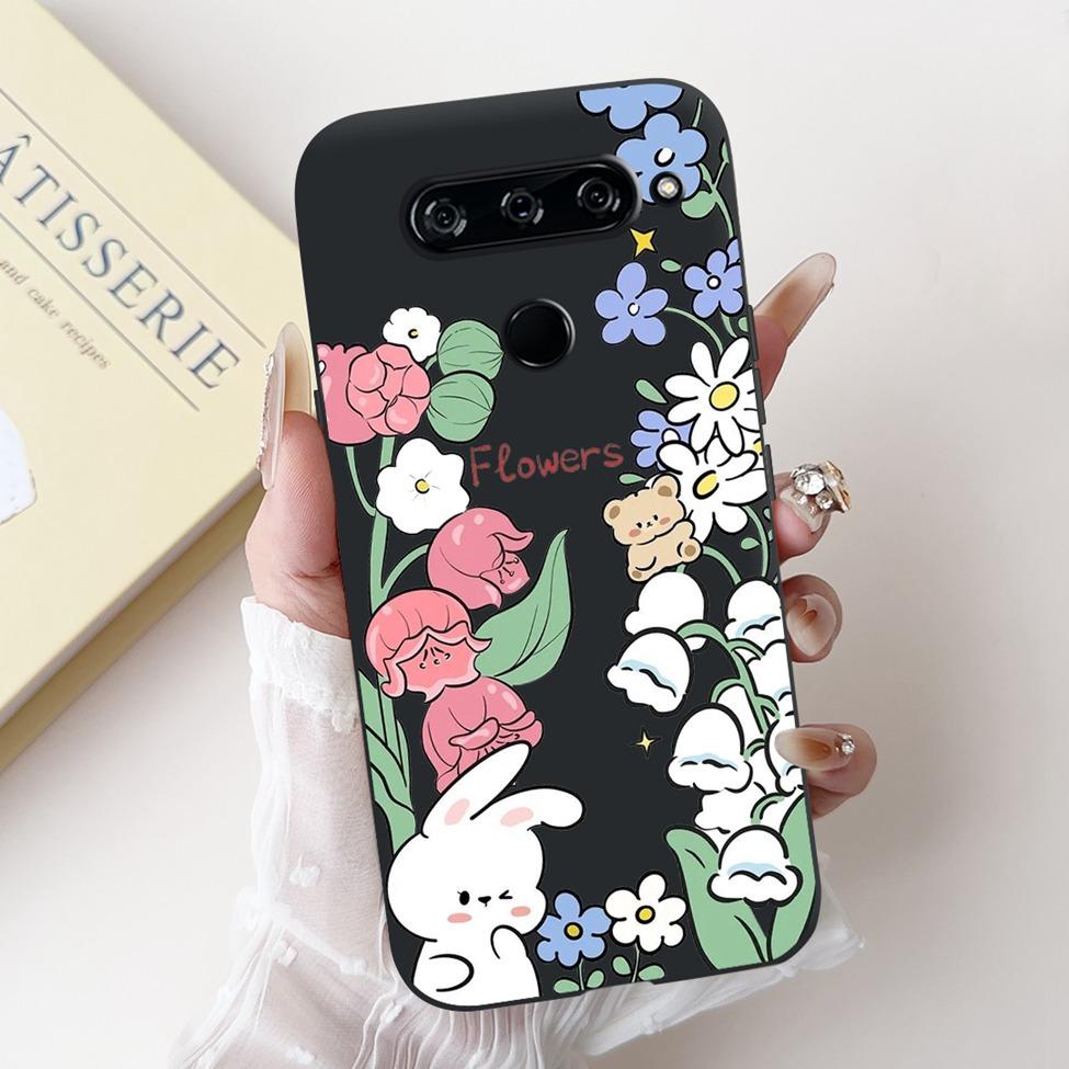 Чехол для LG V40 V50 ThinQ V50S ThinQ, милый мультяшный кот, роскошный, крутой, ударопрочный, силиконовая задняя крышка для LG V50S ThinQ 5G