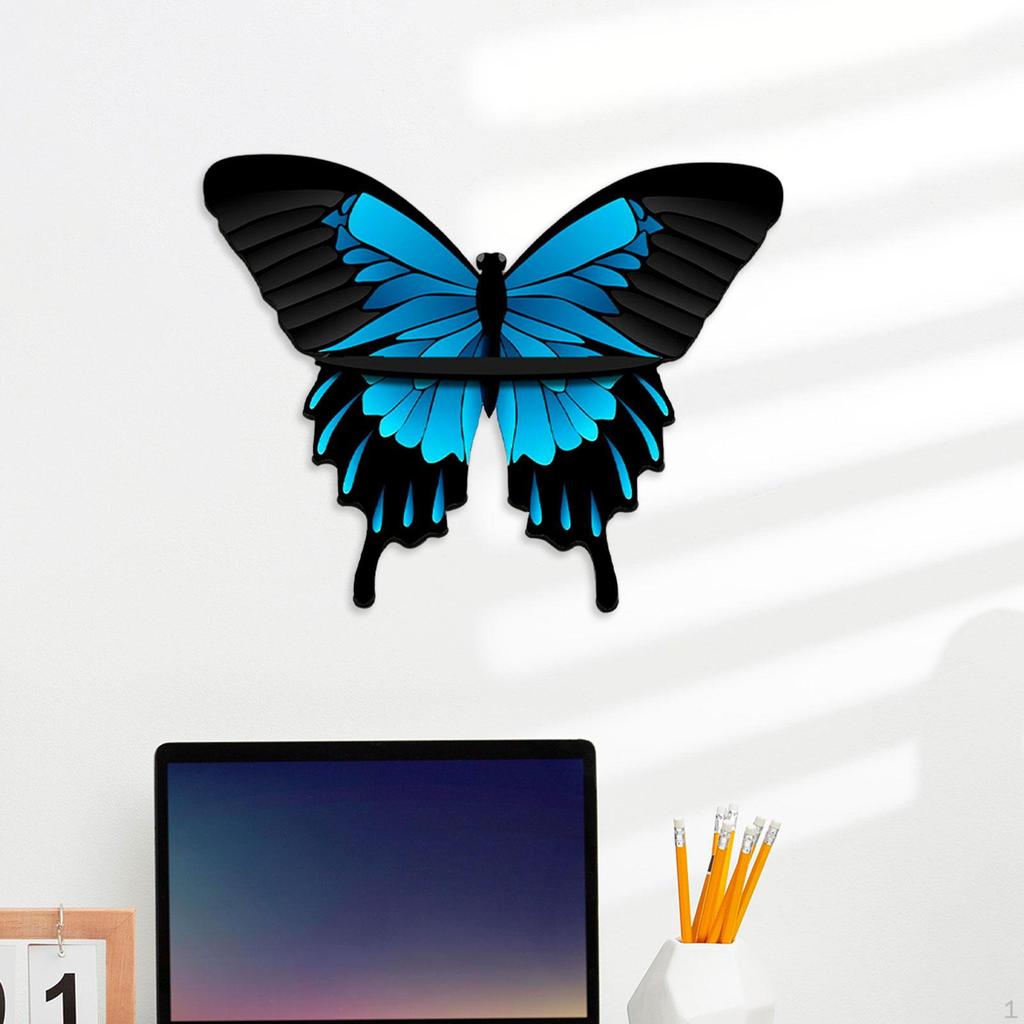 Butterfly Wall Shelf for Home Decoration, Mounted Storage Solution