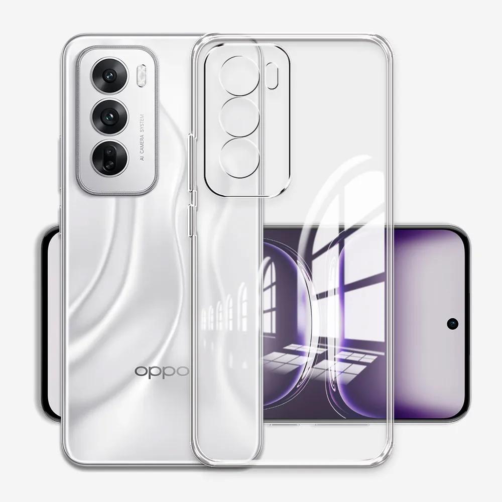 For Oppo Reno12 Pro CPH2629 Case Clear Silicone Soft TPU Phone Case For Oppo Reno12 CPH2625 Funda Protect Shockproof Cover Coque