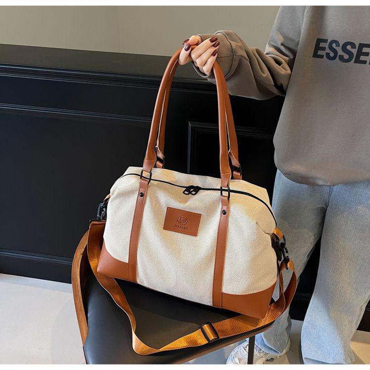 Large Capacity Portable Short-distance Travel Bag Women's Light Going Out Luggage Bag Crossbody Travel Going Out Fitness Sports New